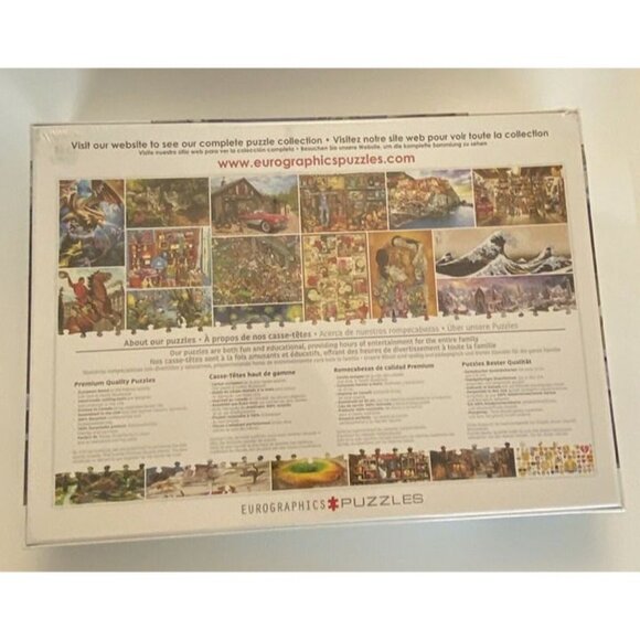 1970 Dodge Challenger R/T "Plum Crazy" Jigsaw Puzzle by Eurographics 1000 Pieces - Picture 8 of 9